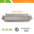 Luz de tubo de alta luminosidad 2FT / 4FT / 8FT T8 LED